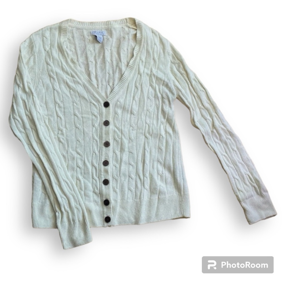 PURE BY ALFRED SUNG beautiful knitted L knitted cardigan